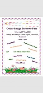 Cedar Lodge Fete @ Offenham Village Hall